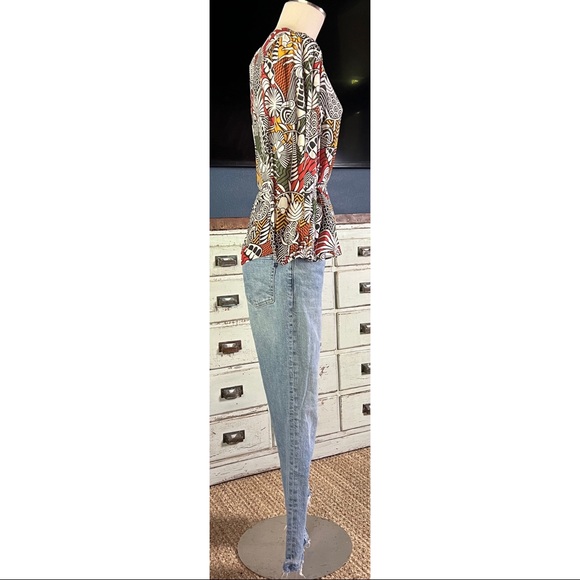 Anthropologie Farm Rio Rainforest Wrap Blouse S - Picture 8 of 16